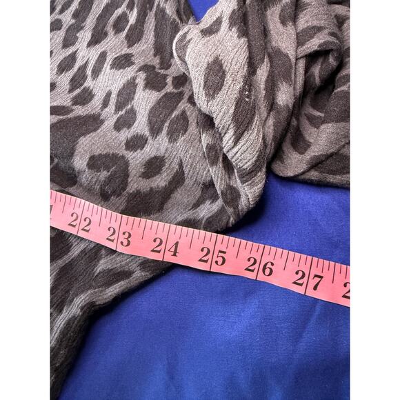 Umgee animal print tunic fringe top womens XL fairy grunge boho chic timeless - Picture 7 of 9